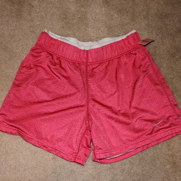 Nike Pink Basketball Running Shorts - Picture 1 of 3
